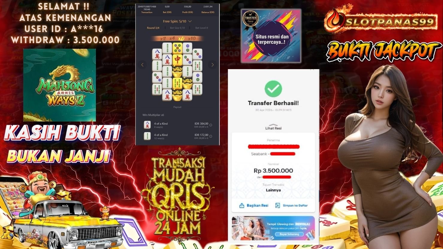 SLOTPANAS99 JACKPOT SLOT MAHJONG WAYS 2